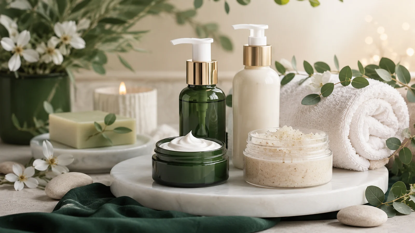 Cuidado corporal natural y spa en casa
